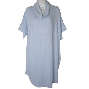 Softies Cowlneck Tunic Dress Womens Size L/XL Comfort Quiet Luxury Minimalist